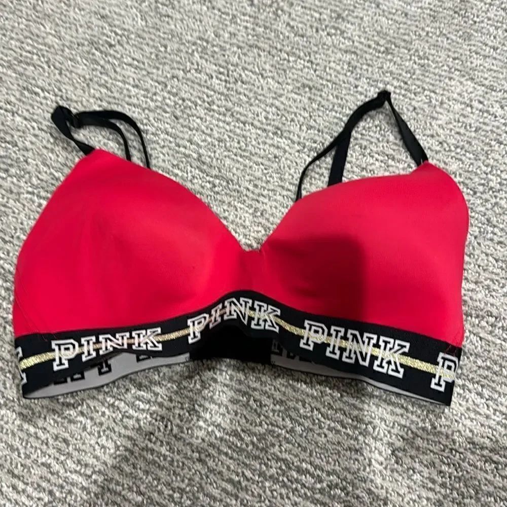 Pink bra